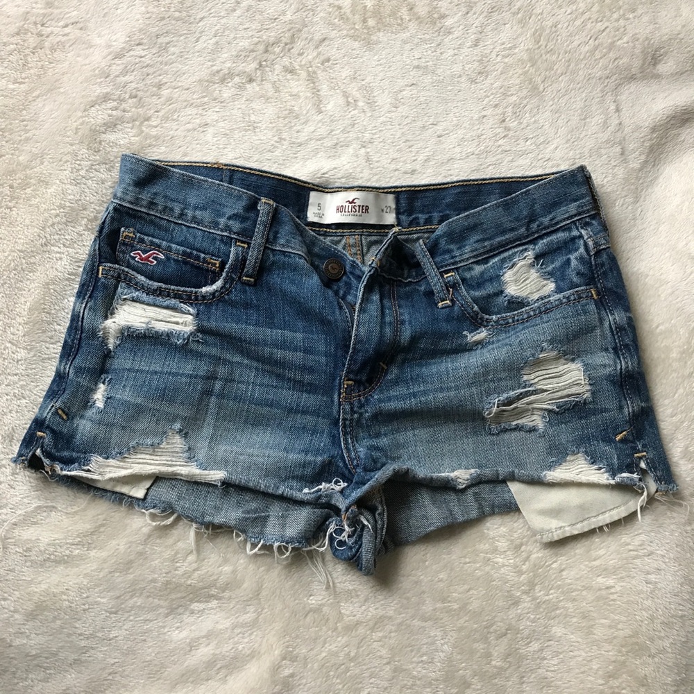 Denim shorts